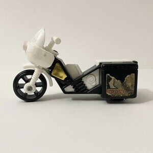 Vtg 1981 Fisher Price Husky Helpers Police Patrol Motor Bike Cycle
